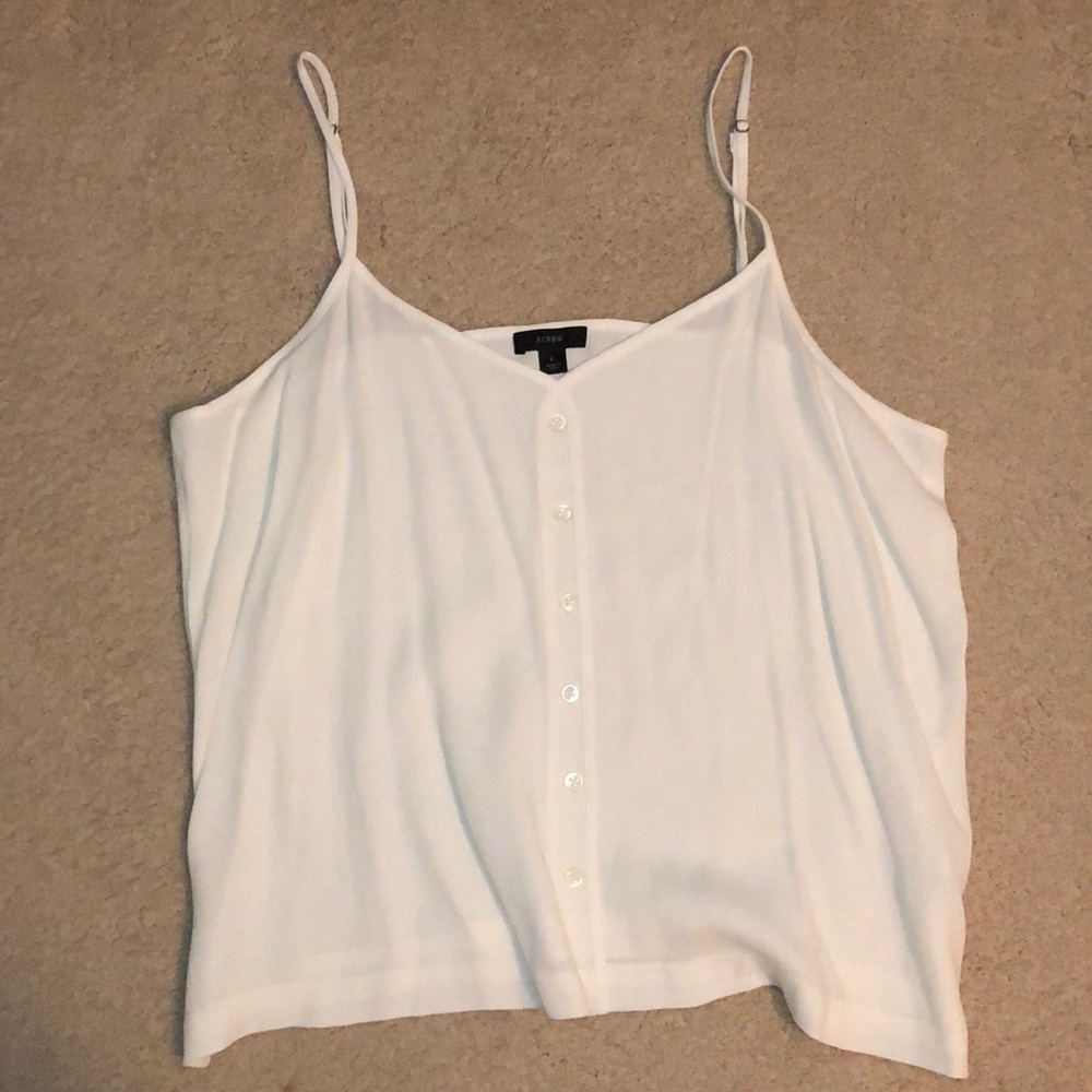 NWOT J Crew button up tank
